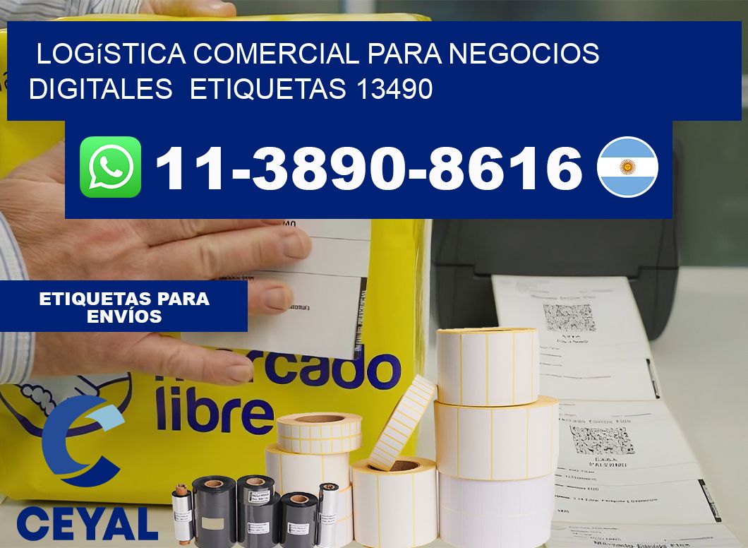 Logística comercial para negocios digitales  etiquetas 13490