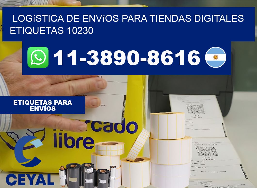 Logística de envíos para tiendas digitales  etiquetas 10230