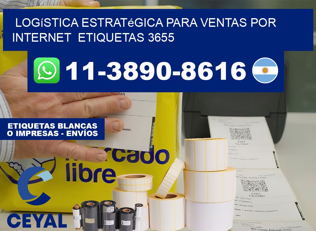 Logística estratégica para ventas por internet  etiquetas 3655