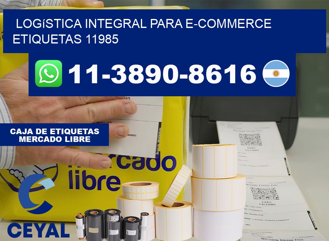 Logística integral para e-commerce  etiquetas 11985