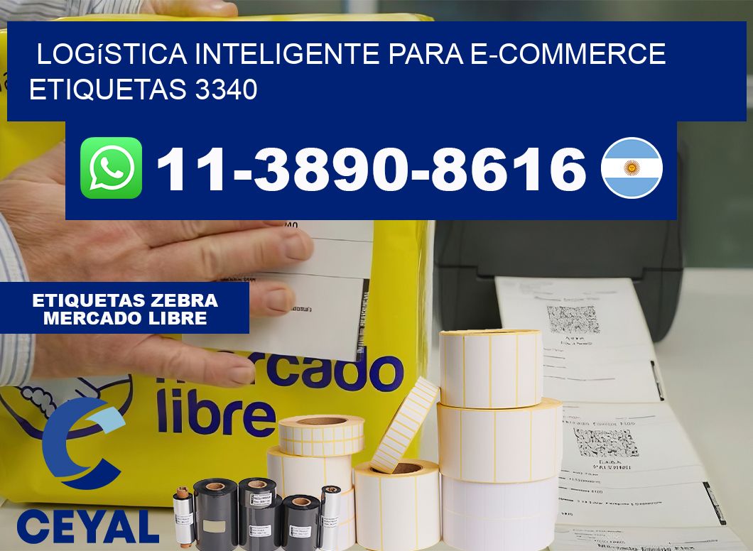 Logística inteligente para e-commerce  etiquetas 3340