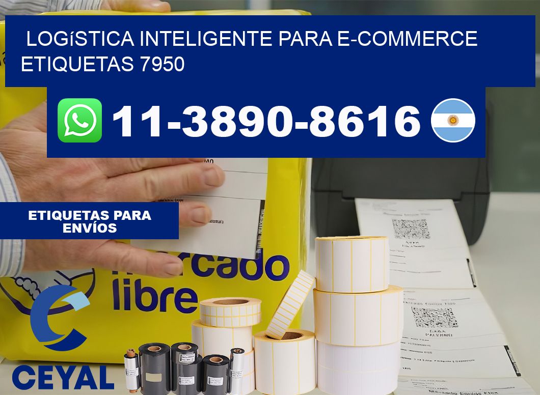 Logística inteligente para e-commerce  etiquetas 7950