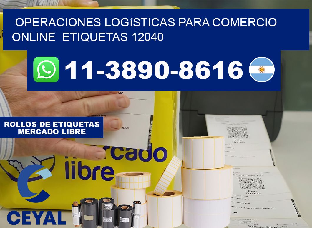 Operaciones logísticas para comercio online  etiquetas 12040
