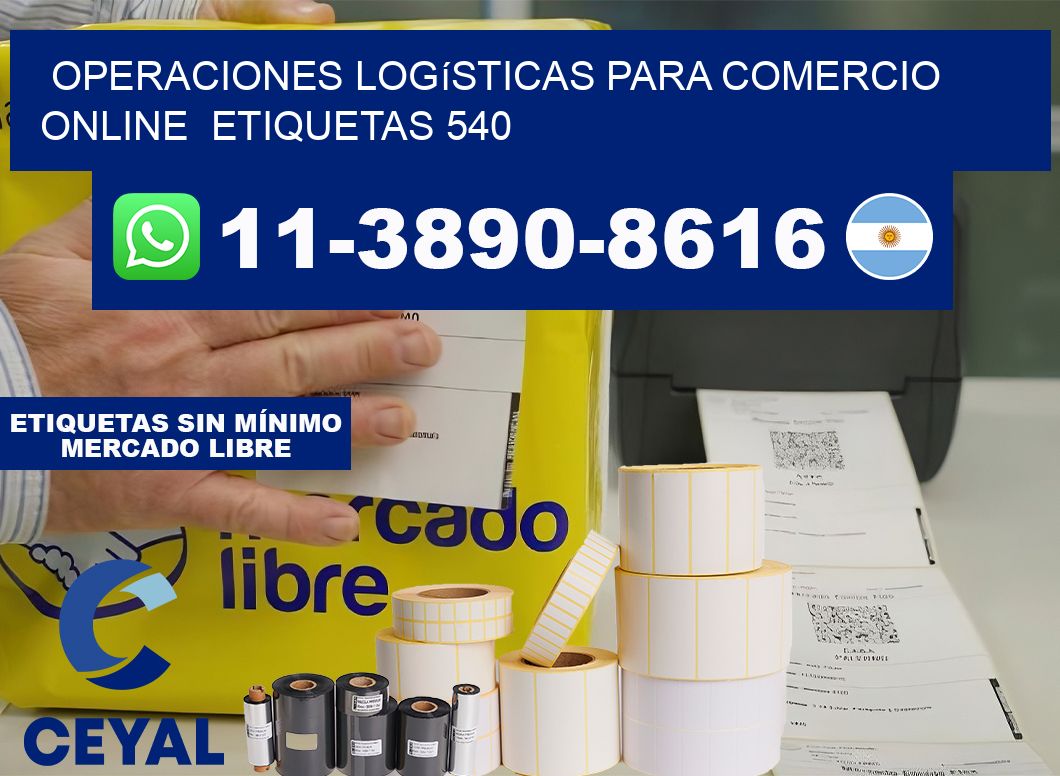 Operaciones logísticas para comercio online  etiquetas 540