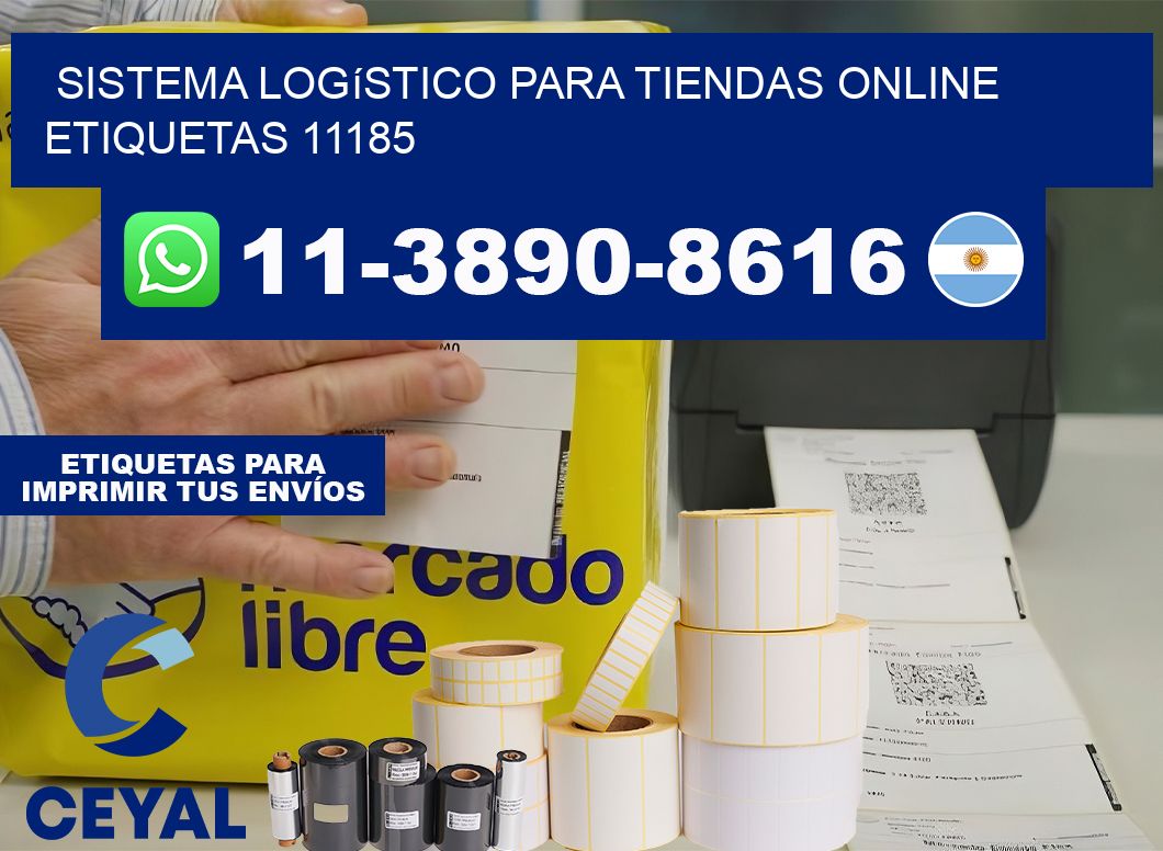Sistema logístico para tiendas online  etiquetas 11185