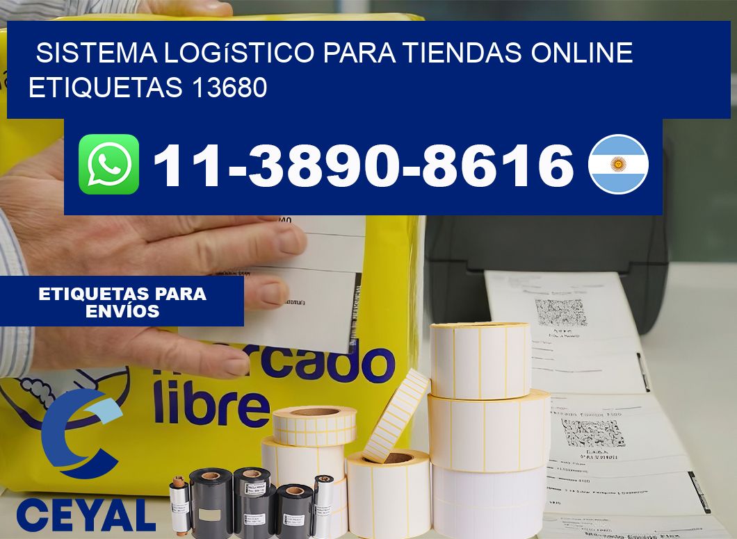 Sistema logístico para tiendas online  etiquetas 13680