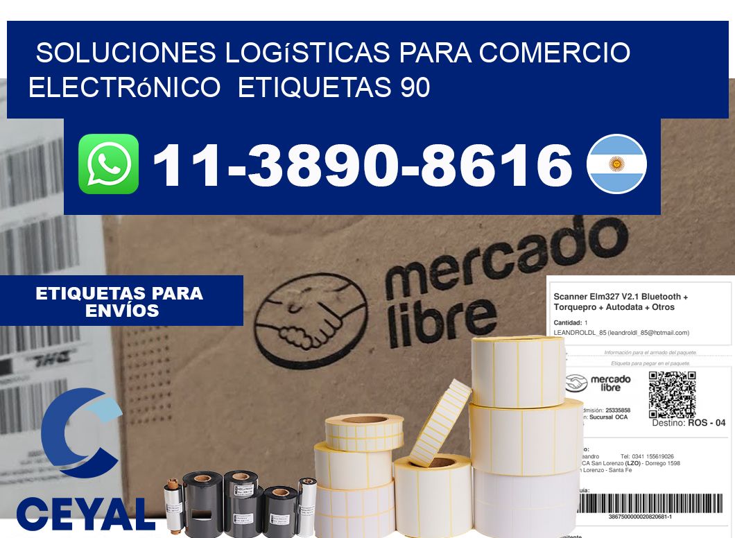 Soluciones logísticas para comercio electrónico  etiquetas 90