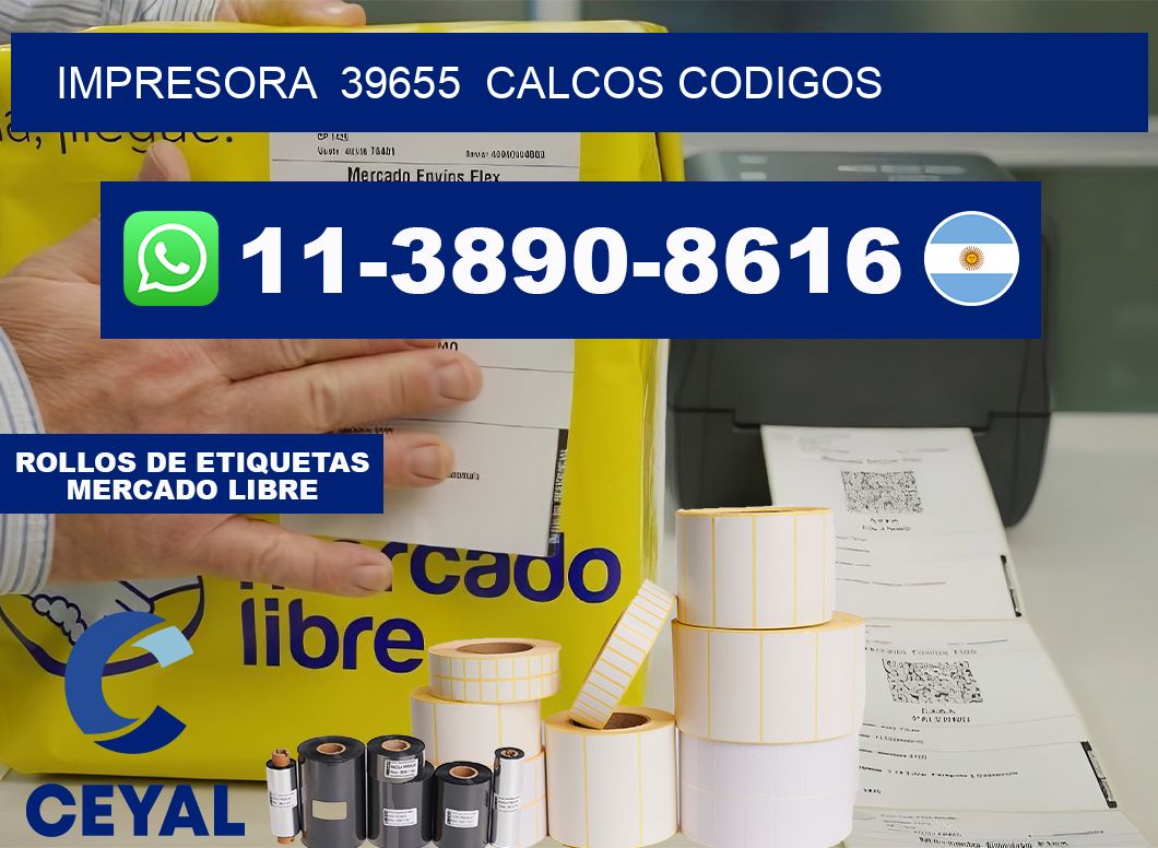impresora  39655  calcos codigos