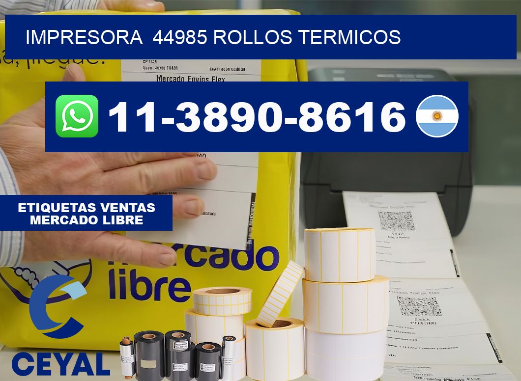 impresora  44985 rollos termicos