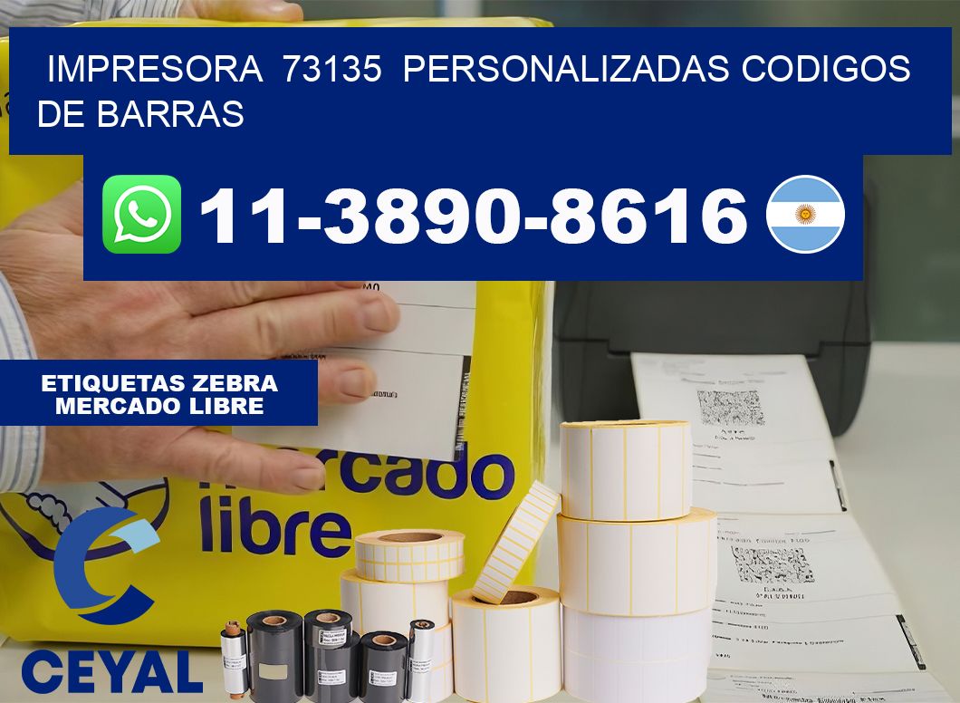 impresora  73135  personalizadas codigos de barras