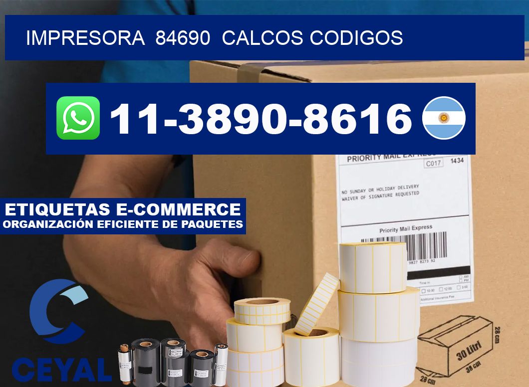 impresora 84690 calcos codigos