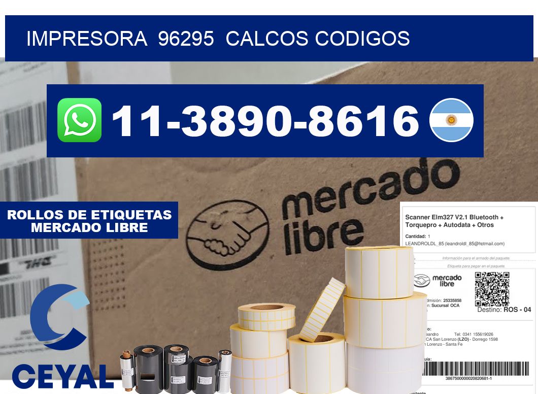 impresora 96295 calcos codigos