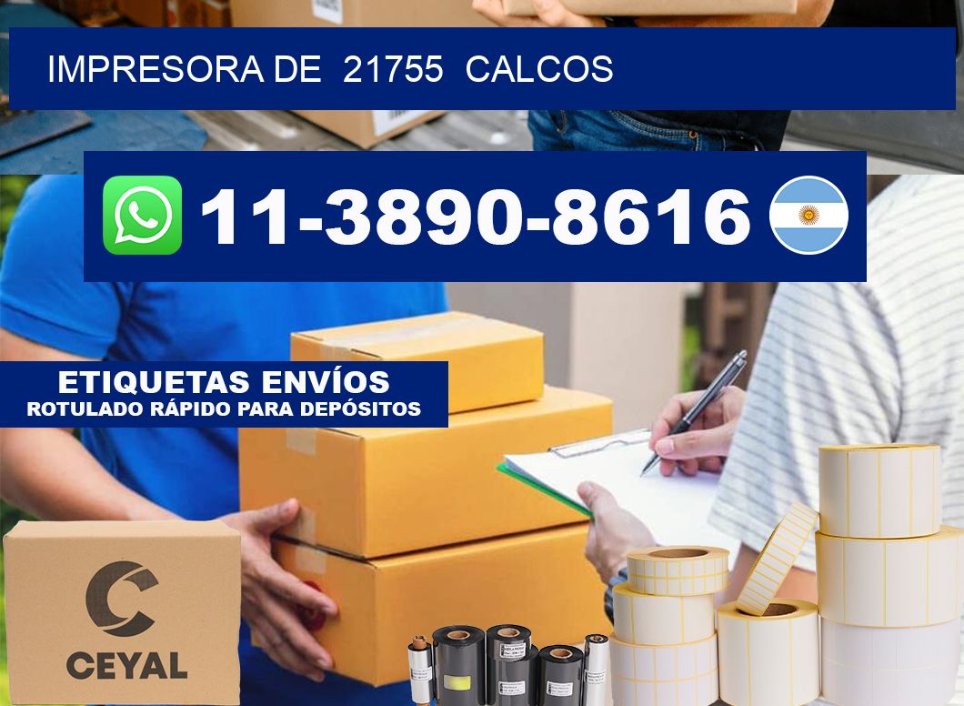 impresora de 21755 calcos