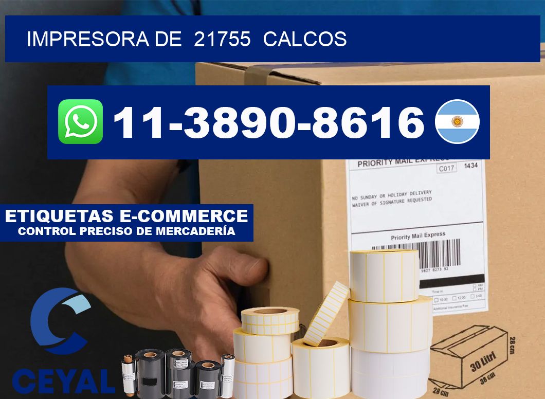 impresora de 21755 calcos