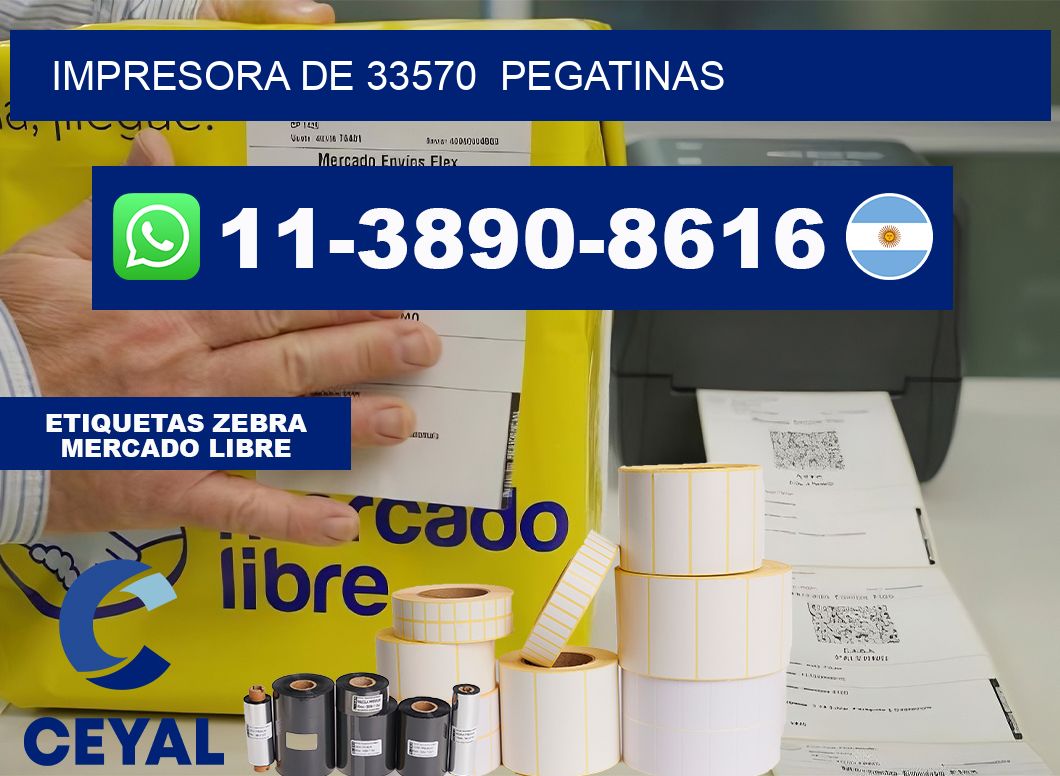 impresora de 33570 pegatinas