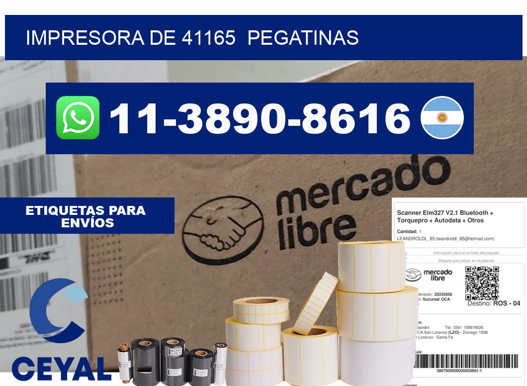 impresora de 41165  pegatinas