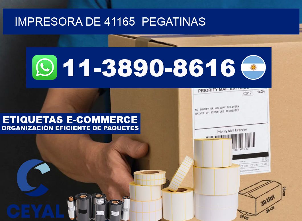 impresora de 41165  pegatinas
