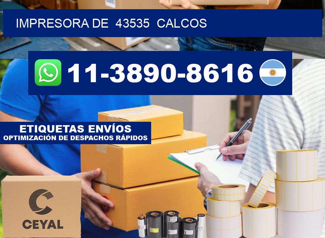 impresora de  43535  calcos