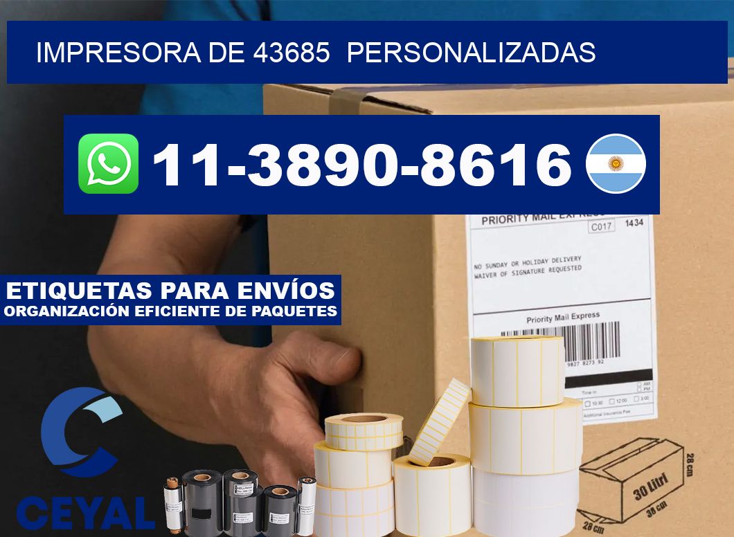 impresora de 43685 personalizadas
