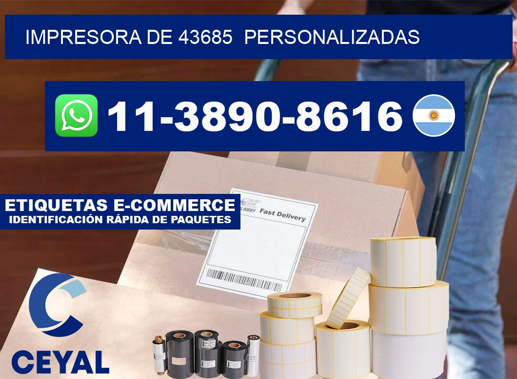 impresora de 43685  personalizadas