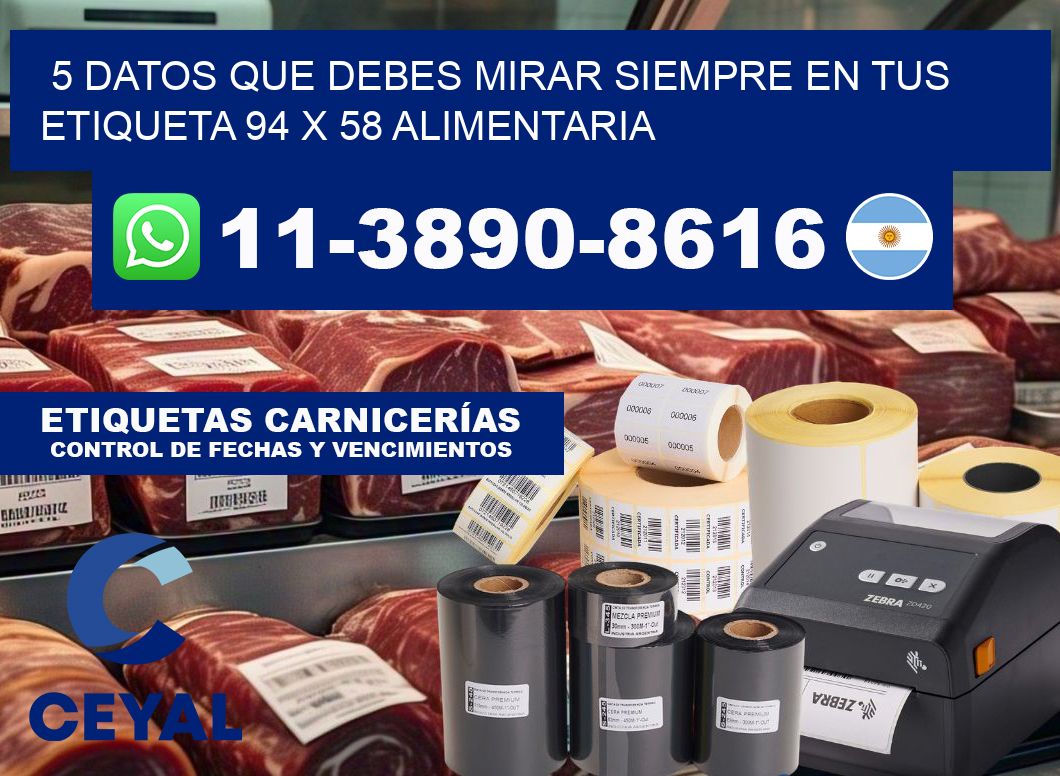 5 datos que debes mirar siempre en tus etiqueta 94 x 58 alimentaria