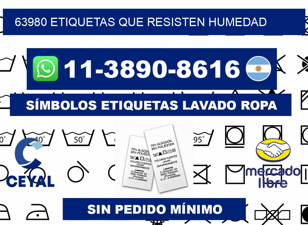 63980 etiquetas que resisten humedad