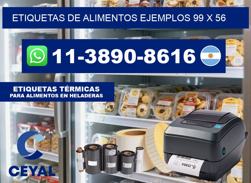 Etiquetas de alimentos ejemplos 99 x 56