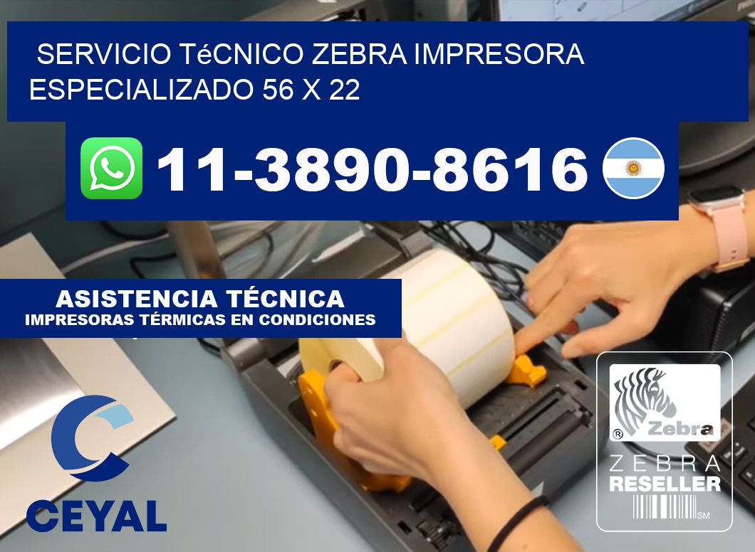 Servicio Técnico Zebra Impresora Especializado 56 x 22