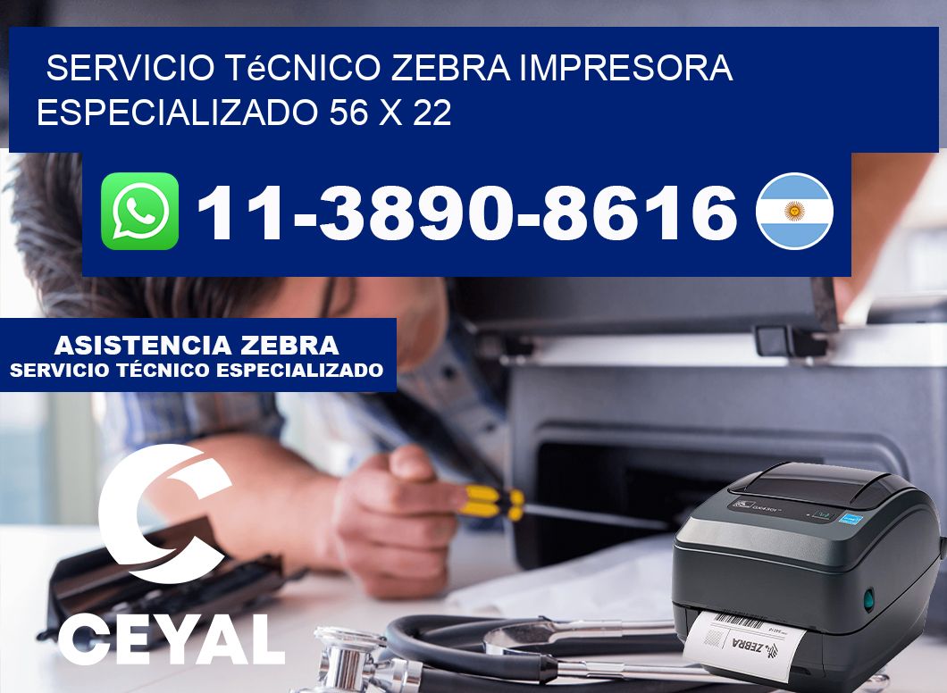 Servicio Técnico Zebra Impresora Especializado 56 x 22