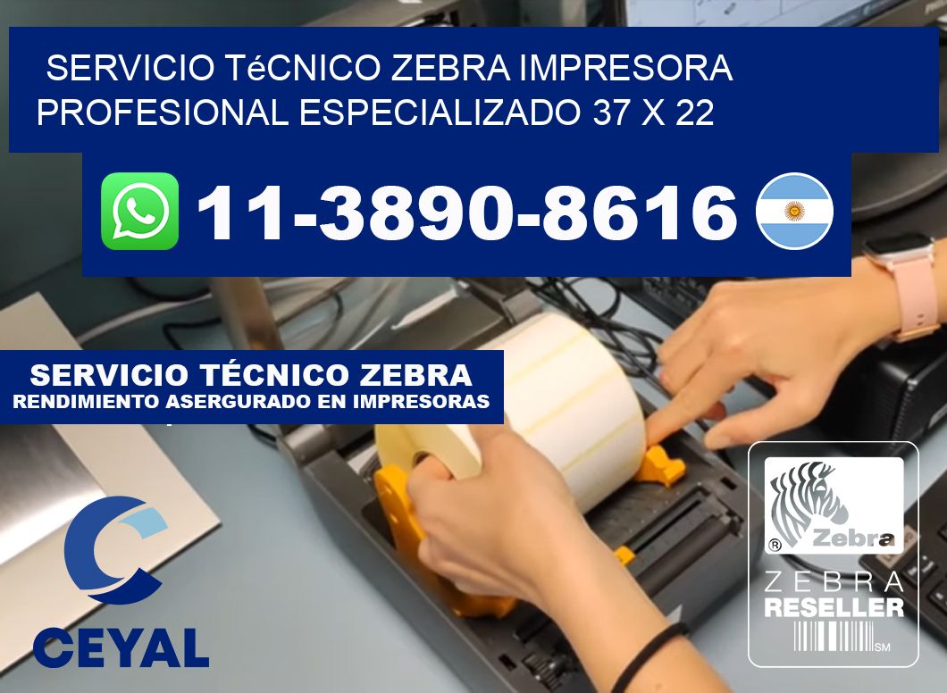 Servicio Técnico Zebra Impresora Profesional Especializado 37 x 22