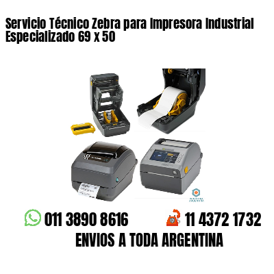 Servicio Técnico Zebra para Impresora Industrial Especializado 69 x 50