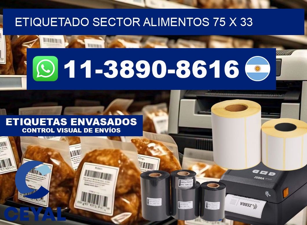 etiquetado sector alimentos 75 x 33
