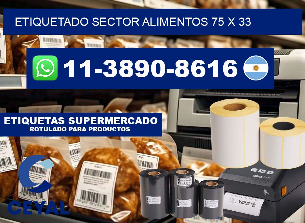 etiquetado sector alimentos 75 x 33