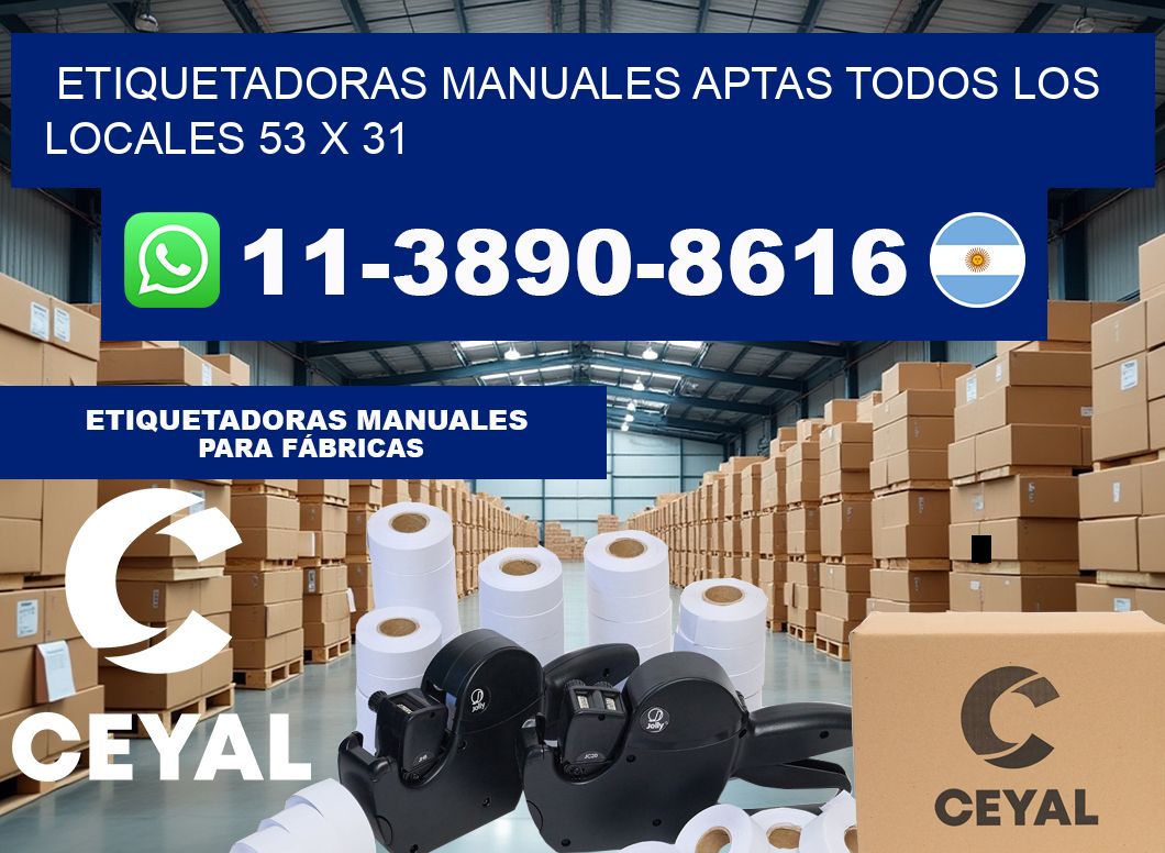 etiquetadoras manuales aptas todos los locales 53 x 31