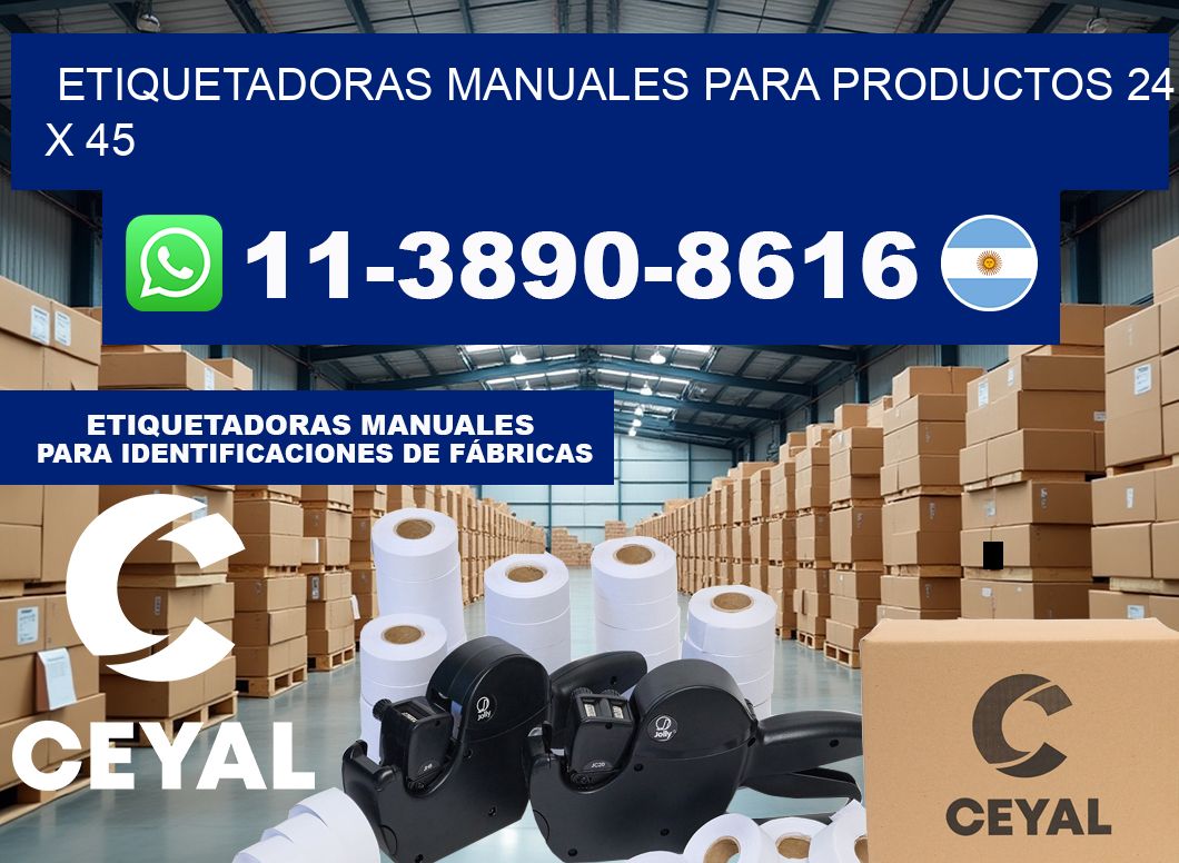 etiquetadoras manuales para productos 24 x 45