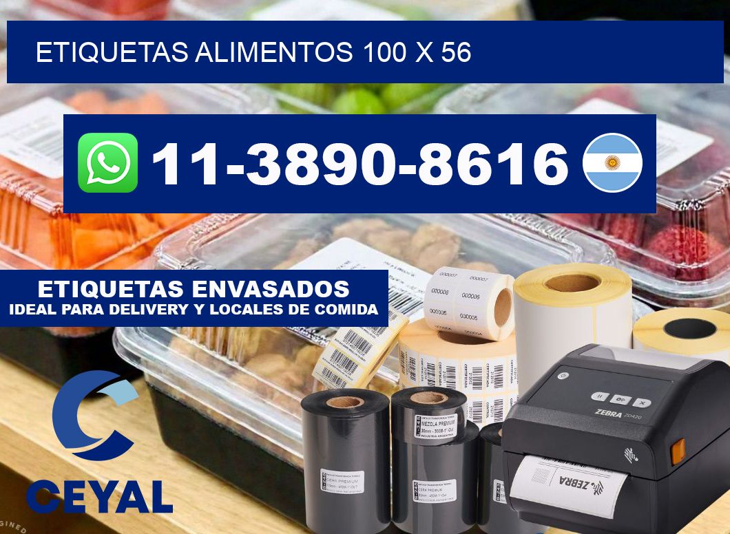 etiquetas alimentos 100 x 56