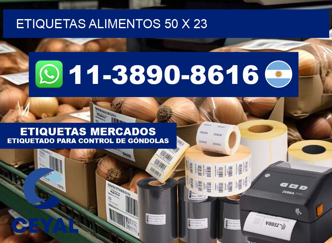 etiquetas alimentos 50 x 23