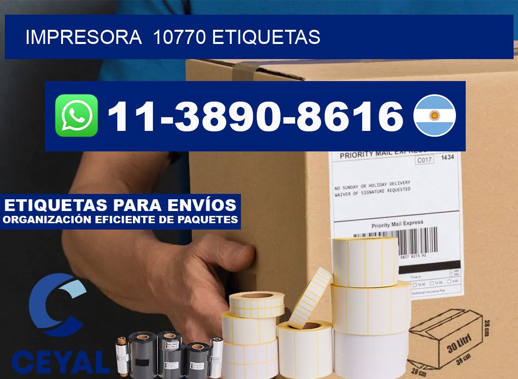 impresora  10770 etiquetas