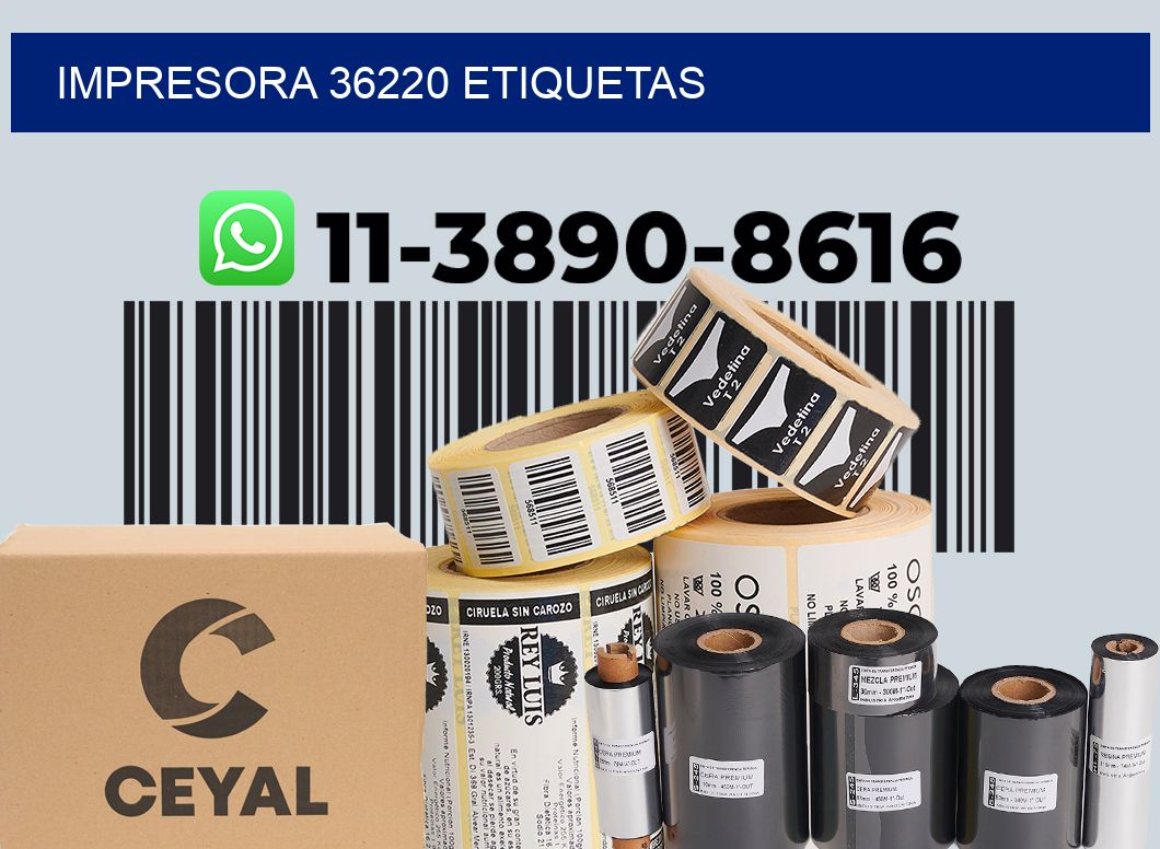impresora 36220 etiquetas