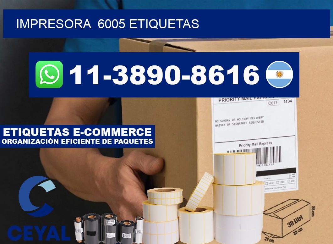 impresora  6005 etiquetas