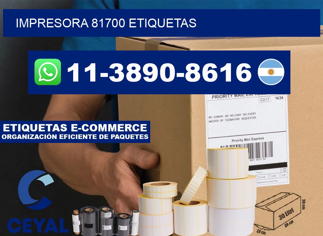 impresora 81700 etiquetas