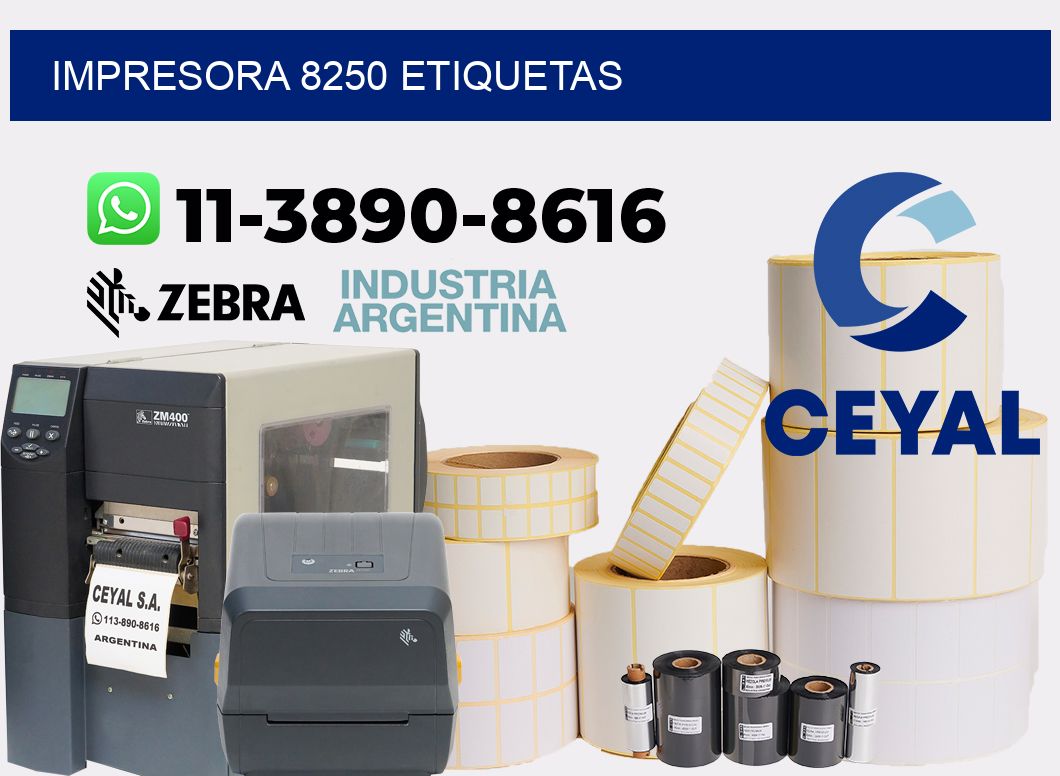 impresora 8250 etiquetas