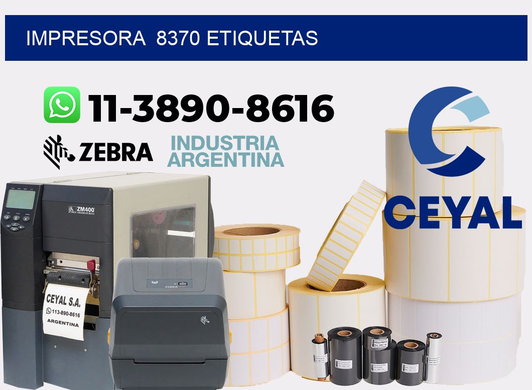 impresora 8370 etiquetas