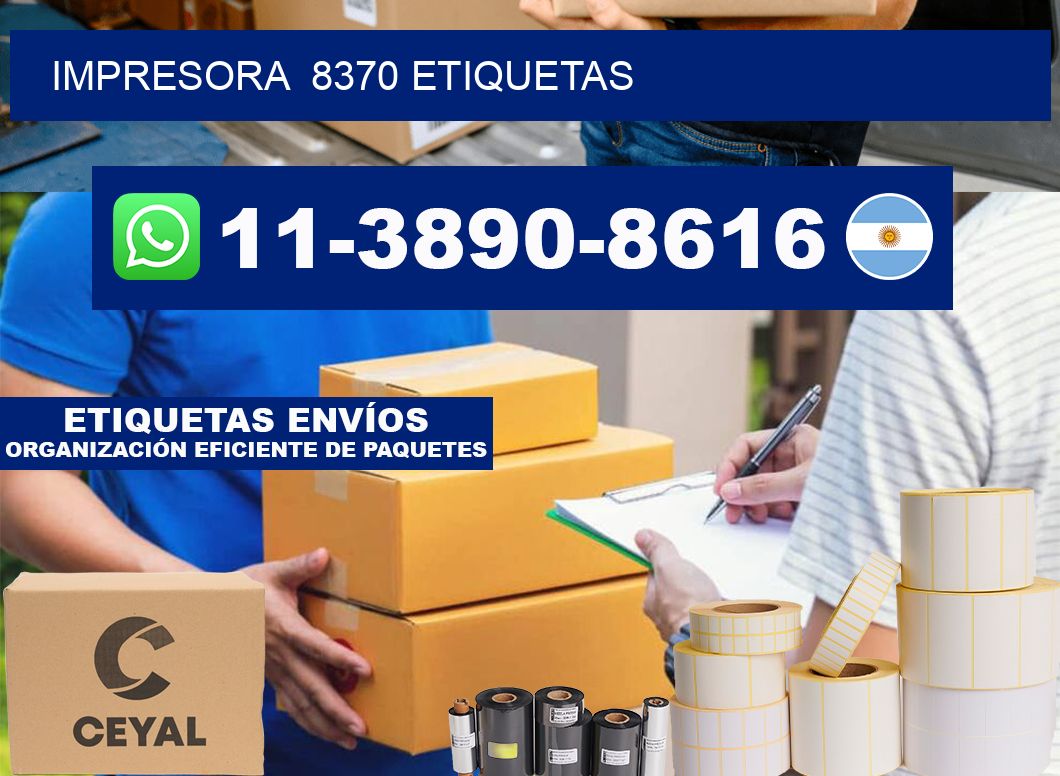 impresora 8370 etiquetas