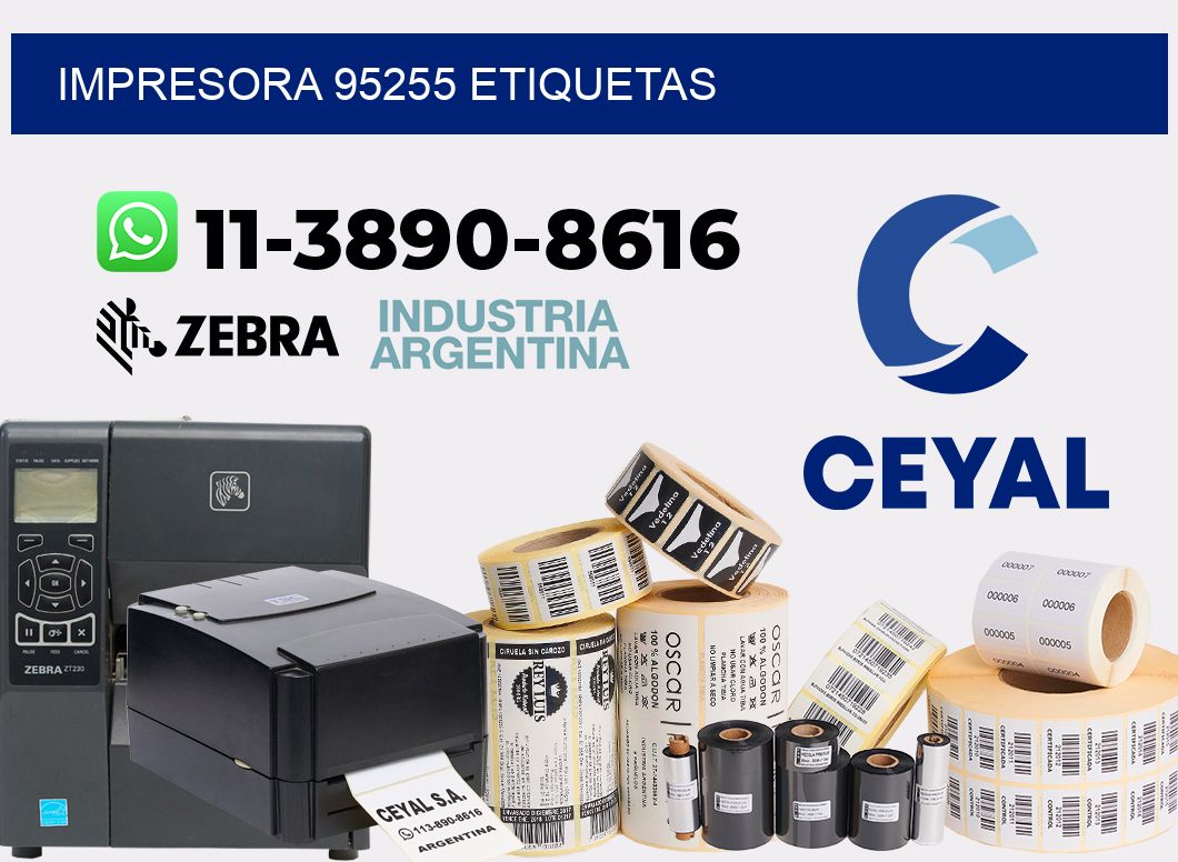 impresora 95255 etiquetas
