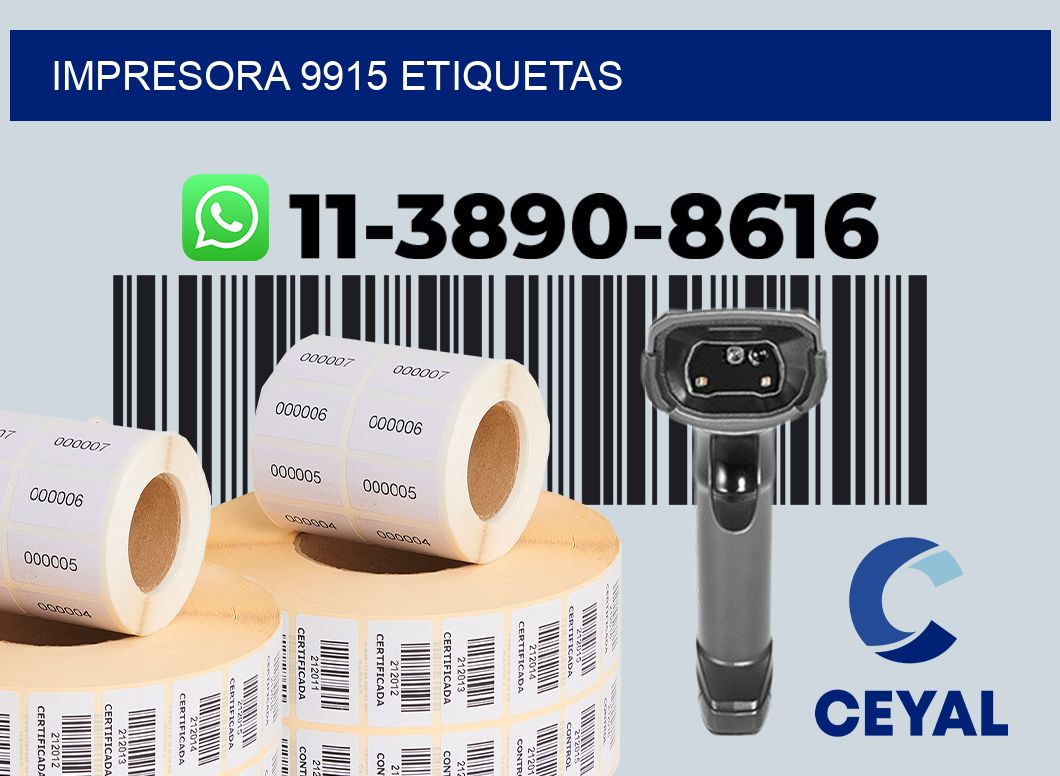 impresora 9915 etiquetas