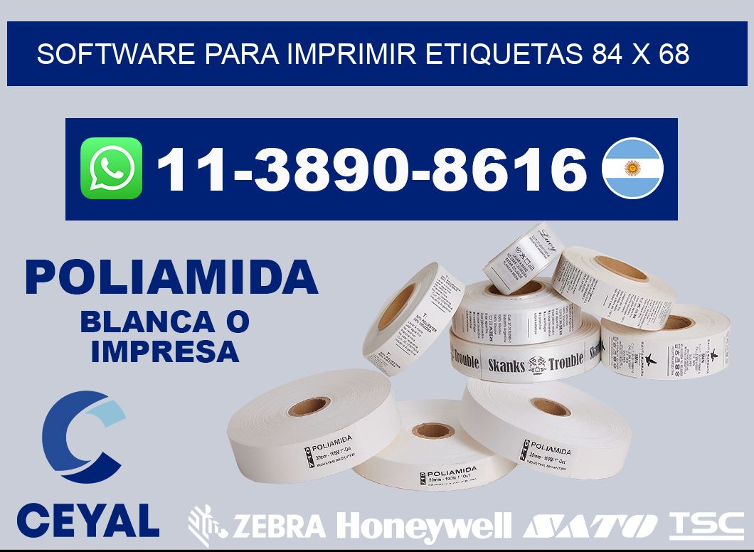 software para imprimir etiquetas 84 x 68