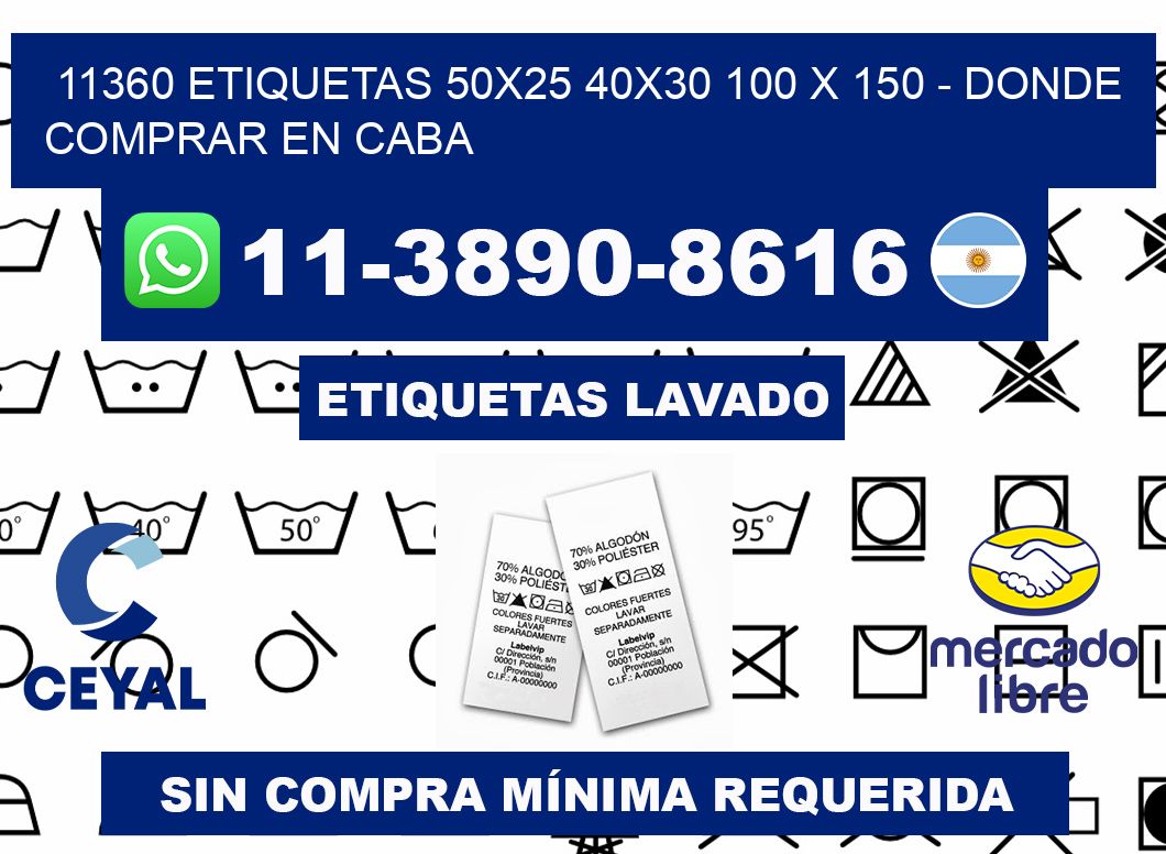 11360 etiquetas 50x25 40x30 100 x 150 - Donde Comprar en Caba