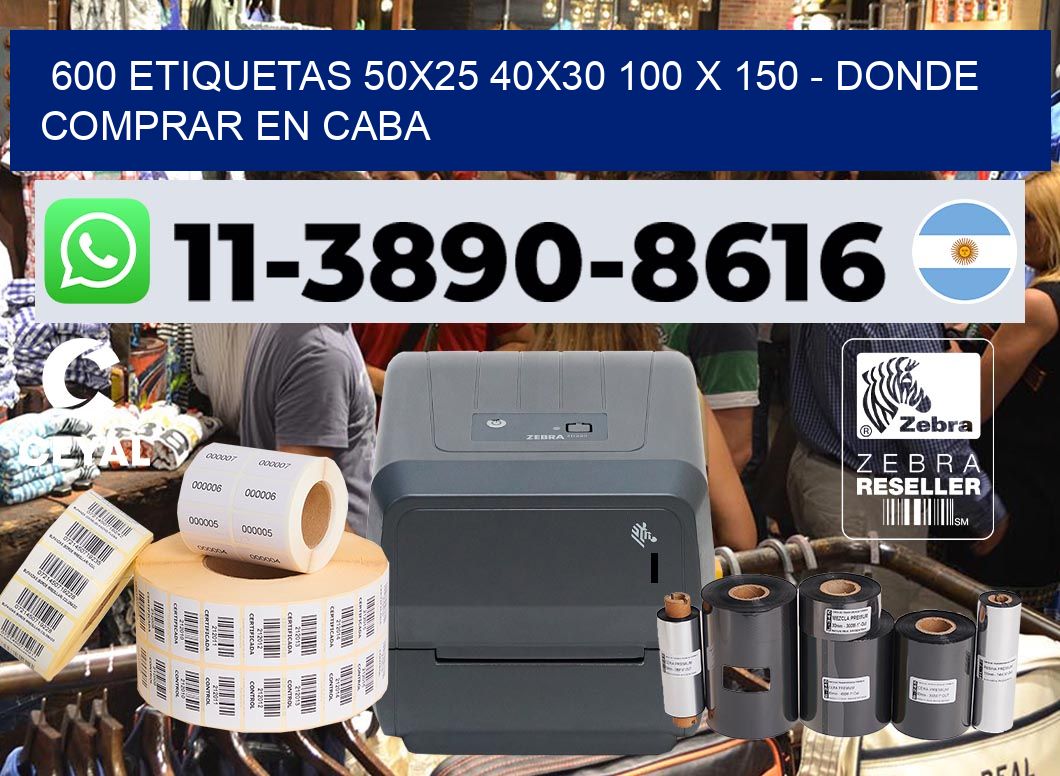 600 etiquetas 50×25 40×30 100 x 150 – Donde Comprar en Caba