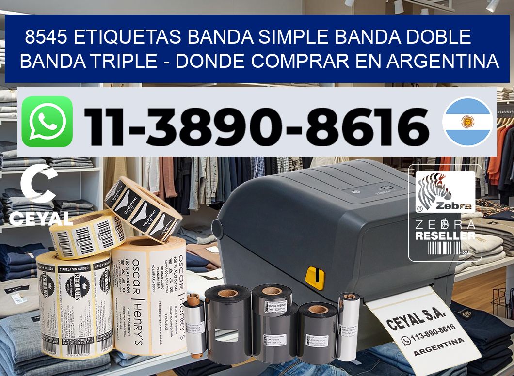 8545 etiquetas banda simple banda doble banda triple – Donde Comprar en Argentina